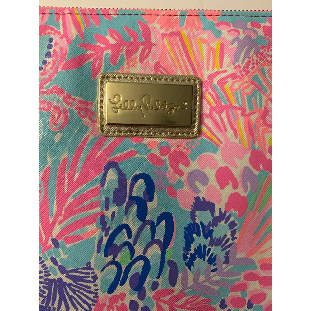 Lilly Pulitzer Tech Pouch Set Multi Splendor In‎ The Sand - Picture 8 of 12